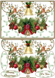 Christmas Robin Envelope Topper