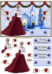 Christmas Wish Decoupage Topper