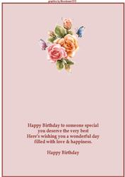 Flowers & Butterflies Insert