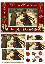 Christmas Yuletide Vintage Topper