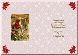 Vintage Santa Claus Insert
