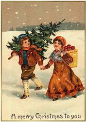 Vintage Christmas A4 Topper