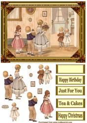 Just for You Decoupage Card Front