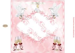 On your Wedding Day 8x8ins Insert 4