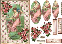 A Summers Day Pyramid Card Front