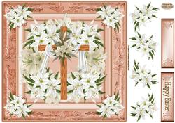 Happy Easter 8x8ins Card Front
