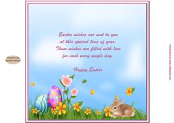 Easter Time 8x8ins Insert to match cup307758_719