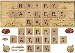 Happy Fathers Day Large Dl Card Front