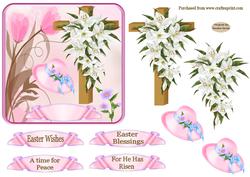 Easter Blessings 5.5 x 5.5ins Card Front