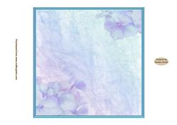 Fashion in Blue 7 x 7ins Insert 1