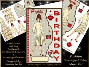 A Lady of Fashion Scalloped Edge Mini Kit