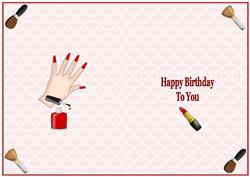Makeup Card Making Insert