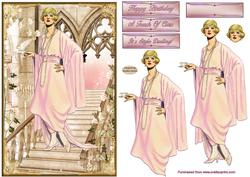 Touch of Class Ladies Decoupage Topper
