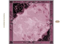Pretty Flowers 8 x 8ins Insert 1