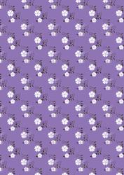 Purple Floral Backing Paper