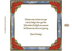Baby Jesus is Born 8 x 8ins Insert 1