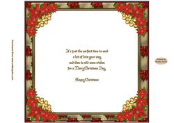 A Gift at Christmas 8 x 8ins Insert 3