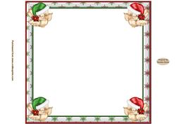 Cosy Christmas Owls 8 x 8ins Insert 1