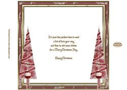 A Joyous Christmas 8 x 8ins Insert