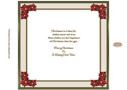 The Night Before Christmas 8 x 8ins Insert