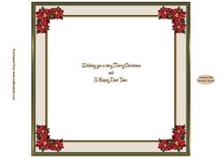 The Night Before Christmas 8 x 8ins Insert.