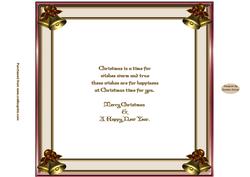 Away in a Manger Christmas Insert 1