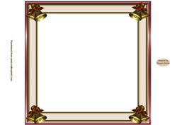 Away in a Manger Christmas 8'' Square Insert 2