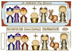A Child is Born Large Dl Card Front