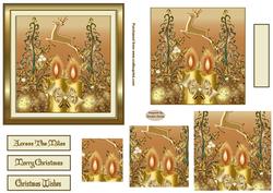 Golden Christmas Topper