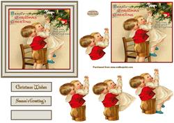 A Hearty Christmas 5'' Square Card Front