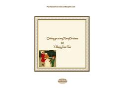 Children in the Snow 5'' Square Insert -