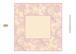 Pretty Pink Floral Vintage 7'' Insert 2