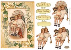 Especially for You Decoupage Card Front