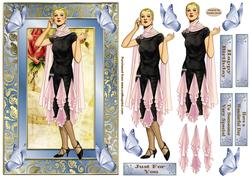 Lady of Style Decoupage Topper 2