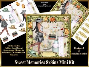 Sweet Memories Approx: 8x8ins Mini Kit