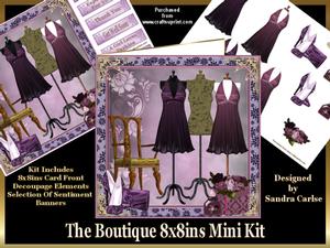 The Boutique 8x8ins Mini Kit