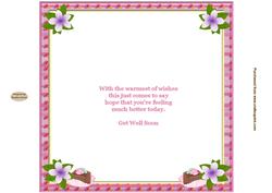The Cake Shop - Get Well Soon Insert 1