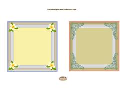 Pretty Topper Inserts 4.5ins x 2