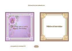Vintage Ladies 4.5ins Inserts x 2