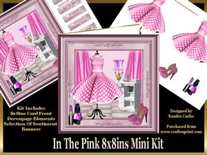 In the Pink 8x8ins Mini Kit