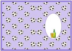 Purple Background Football Insert