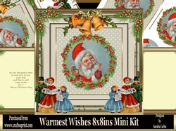 Warmest Wishes Vintage 8x8ins Mini Kit