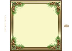 Christmas Holly 8x8ins Insert