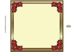 Poinsettia 8x8ins Insert 2