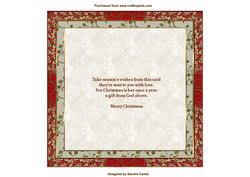 Christmas Time 7x7ins Insert