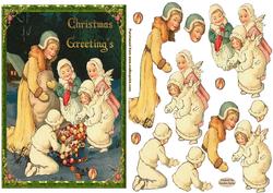 Christmas Treats Decoupage Card Front