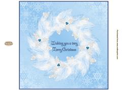 Winter Wreath 8x8ins Insert 1