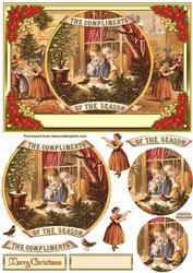 Compliments of the Season Card Front