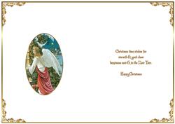 An Angel at Christmas Insert