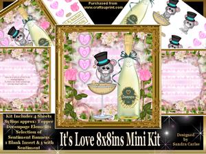 Its Love Romance/Anniversary 8x8ins Mini Kit